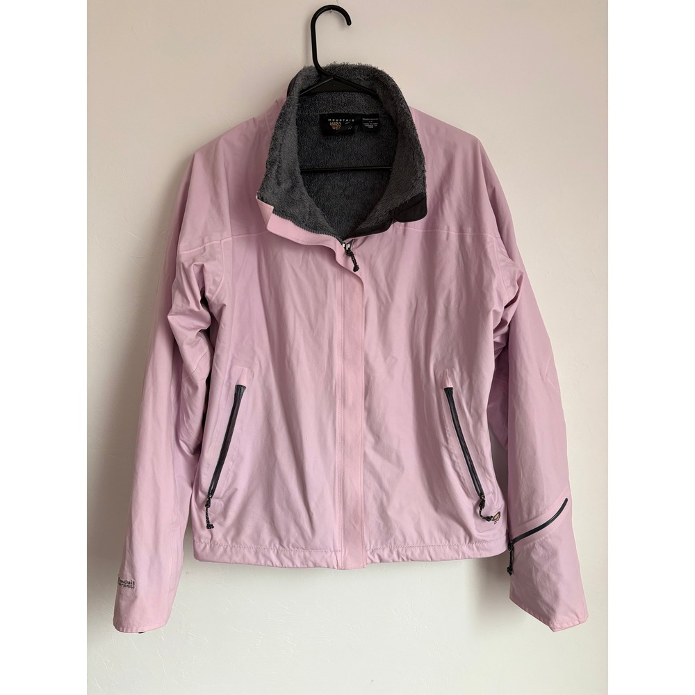 Mountain Hardwear Softshell Fleece Lined Jacket Outdoors Skiing Hiking Camping